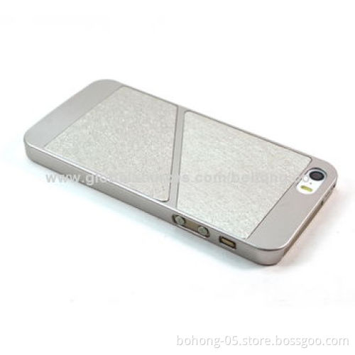 PU piece paste on PP bottom case for iPhone 5s